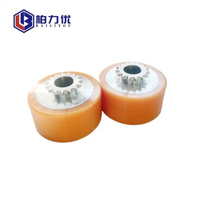 بریک کے ساتھ پولی یوریتھین کنڈا پلیٹ کیسٹر